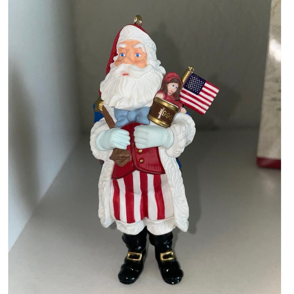 NEW 1996 USA America Merry Olde Santa Ken Kerr Hallmark Ornament Collector